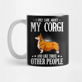 Cute Pembroke Dog Owner Funny Corgi Saying - Welsh Corgi Mug